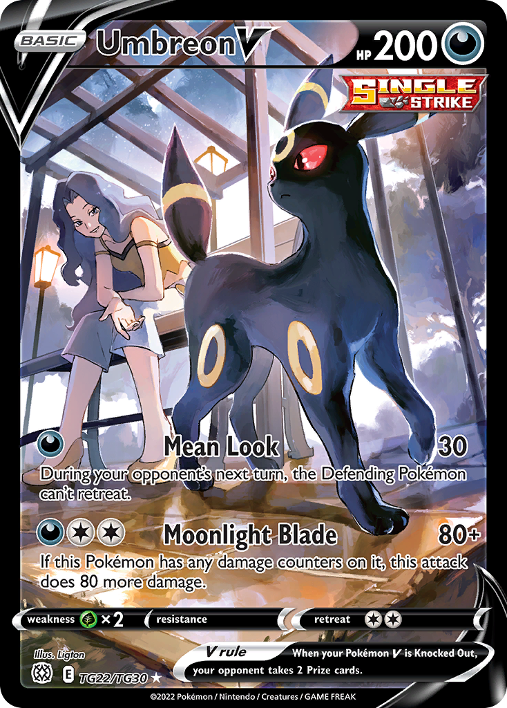 Umbreon V Brilliant Stars Trainer Gallery TG22/30