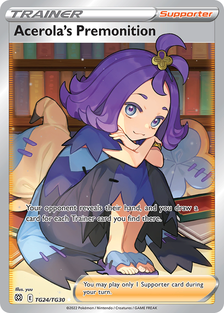 Acerola's Premonition Brilliant Stars Trainer Gallery TG24/30