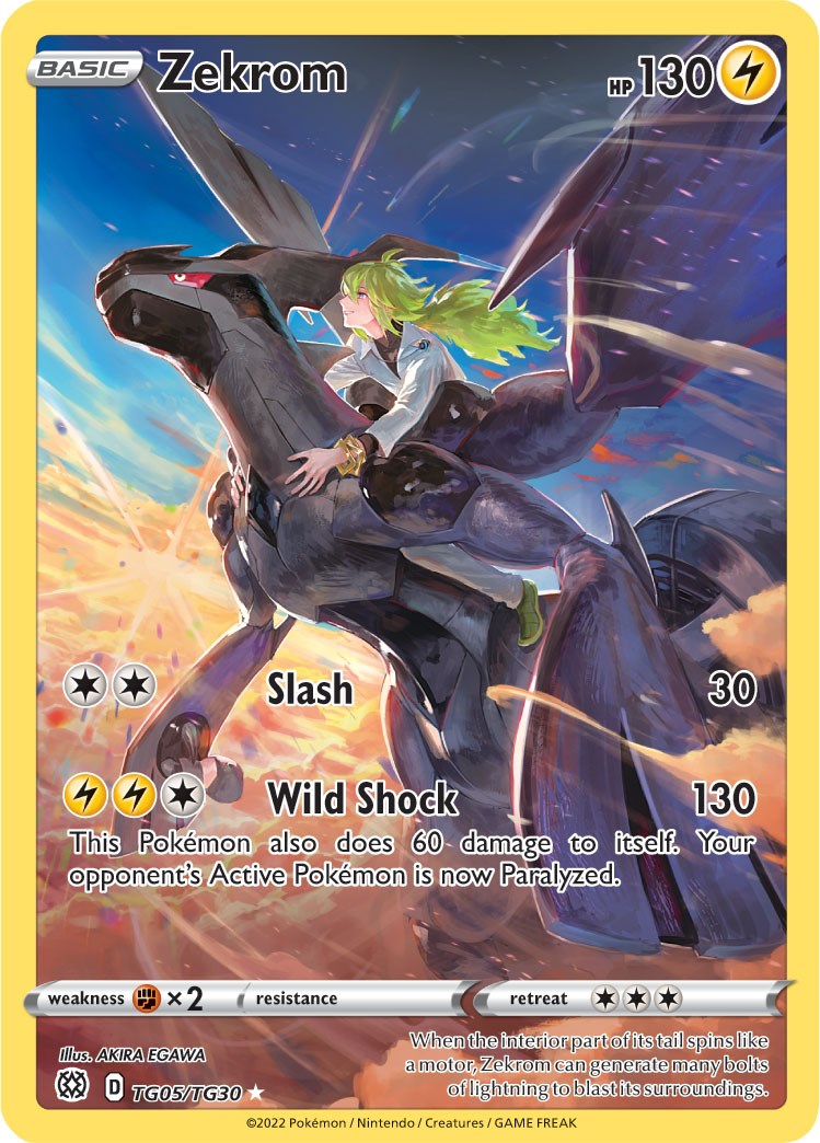Zekrom Strahlende Sterne Trainer-Galerie TG05/30
