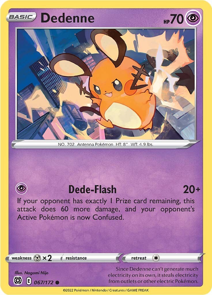 Dedenne Astros Cintilantes Galeria de Treinador TG07/30