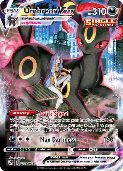 Umbreon VMAX Astros Cintilantes Galeria de Treinador TG23/30