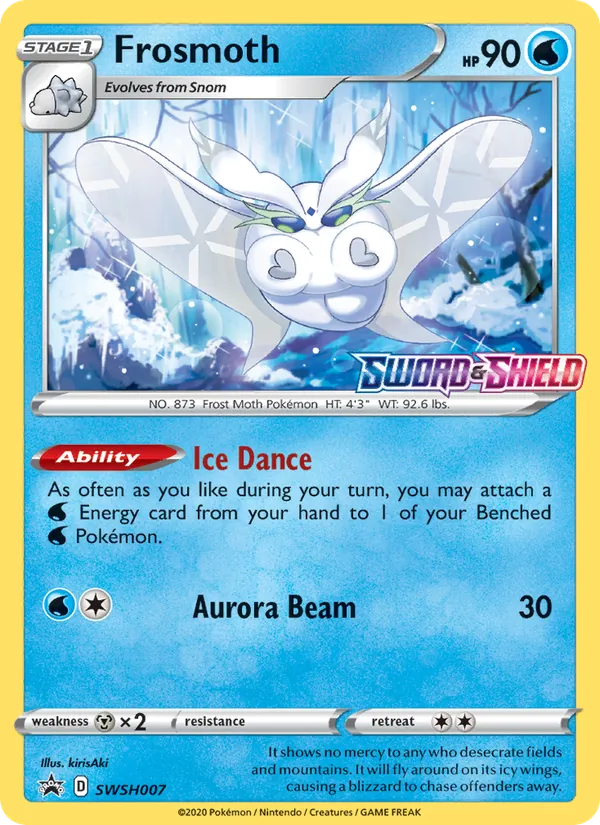 Frosmoth SWSH Black Star Promos SWSH007/307