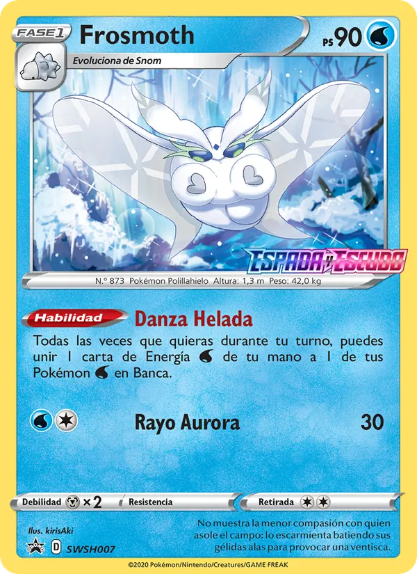 Frosmoth Cartas de promoción ESES SWSH007/307