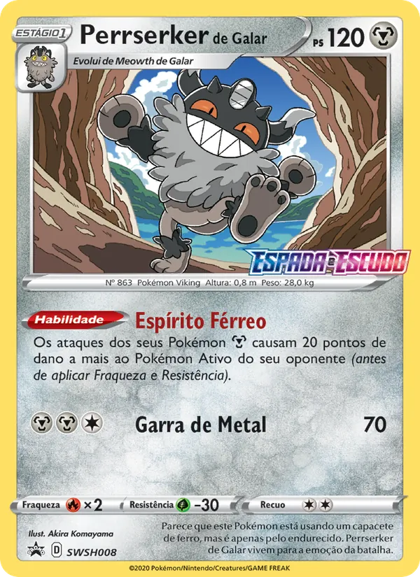 Perrserker de Galar ESES Promos SWSH008/307