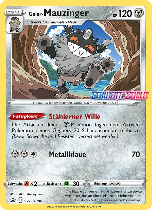 Galar-Mauzinger SCSC Promokarten SWSH008/307
