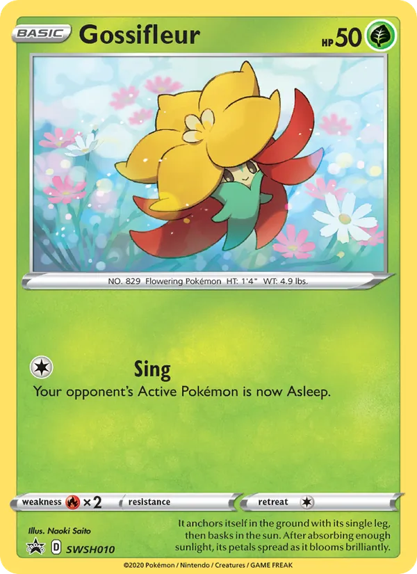 Gossifleur SWSH Black Star Promos SWSH010/307