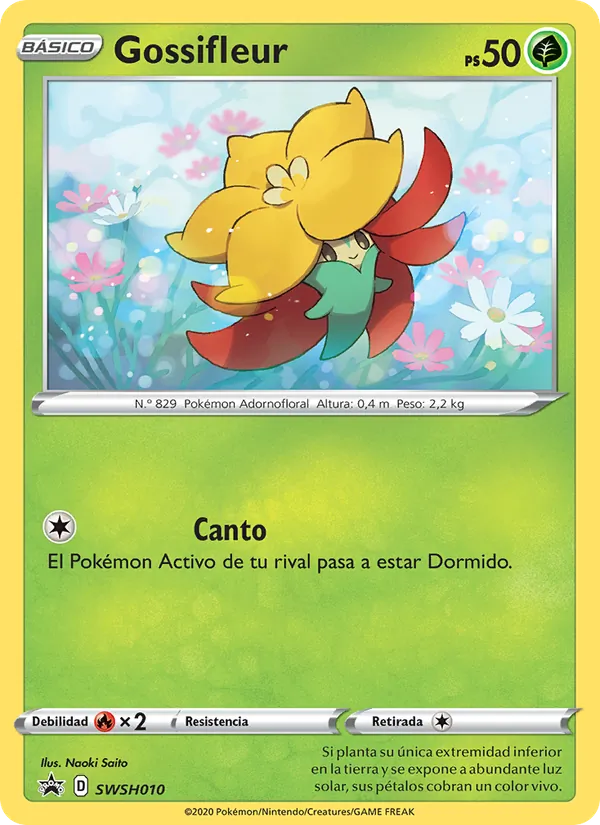 Gossifleur Cartas de promoción ESES SWSH010/307