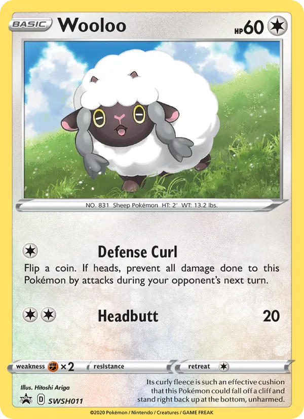 Wooloo SWSH Black Star Promos SWSH011/307