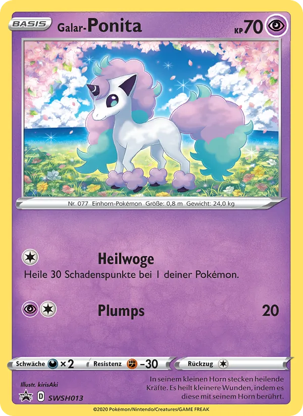 Galar-Ponita SCSC Promokarten SWSH013/307