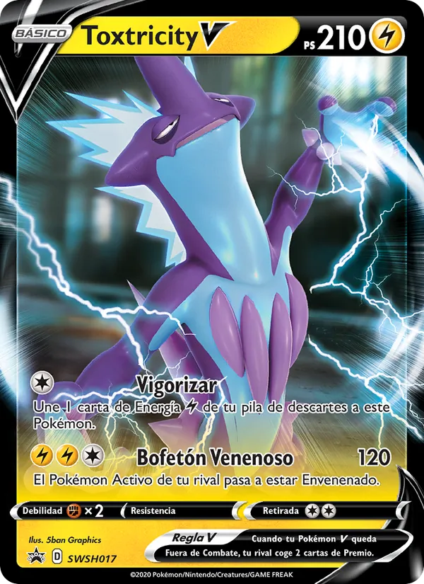 Toxtricity V Cartas de promoción ESES SWSH017/307