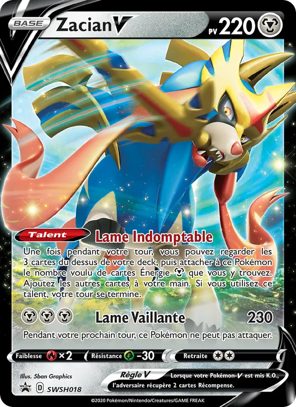 Zacian V Promo SWSH SWSH018/307