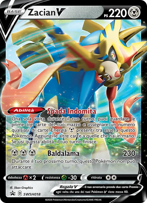 Zacian V SPSC Promo SWSH018/307