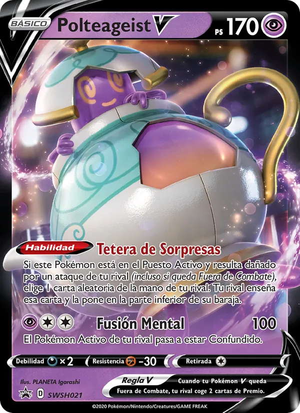 Polteageist V Cartas de promoción ESES SWSH021/307