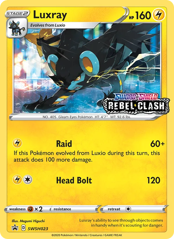 Luxray SWSH Black Star Promos SWSH023/307