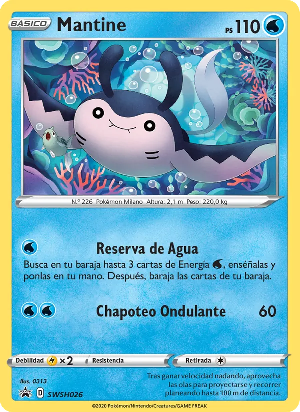 Mantine Cartas de promoción ESES SWSH026/307