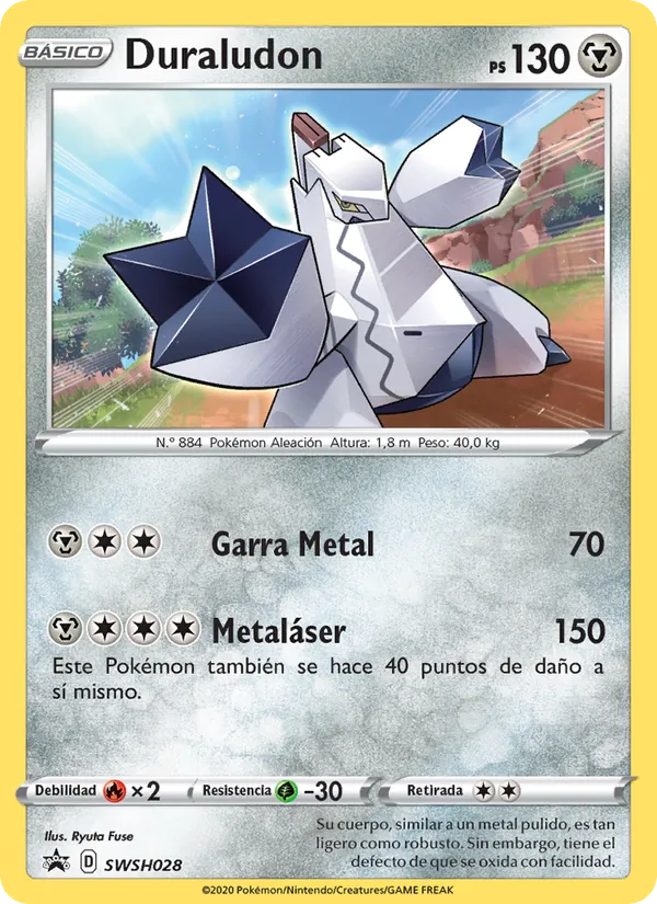 Duraludon Cartas de promoción ESES SWSH028/307