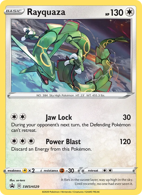 Rayquaza SWSH Black Star Promos SWSH029/307