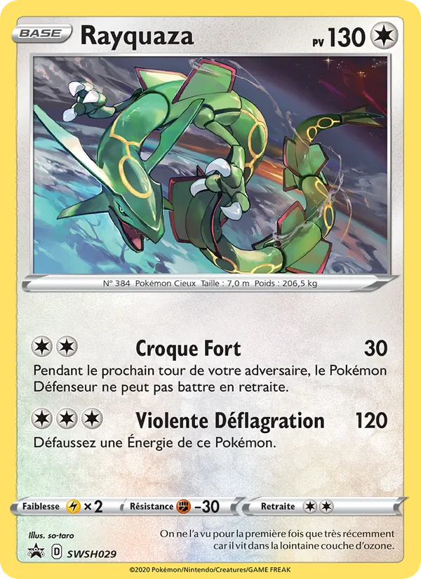 Rayquaza Promo SWSH SWSH029/307