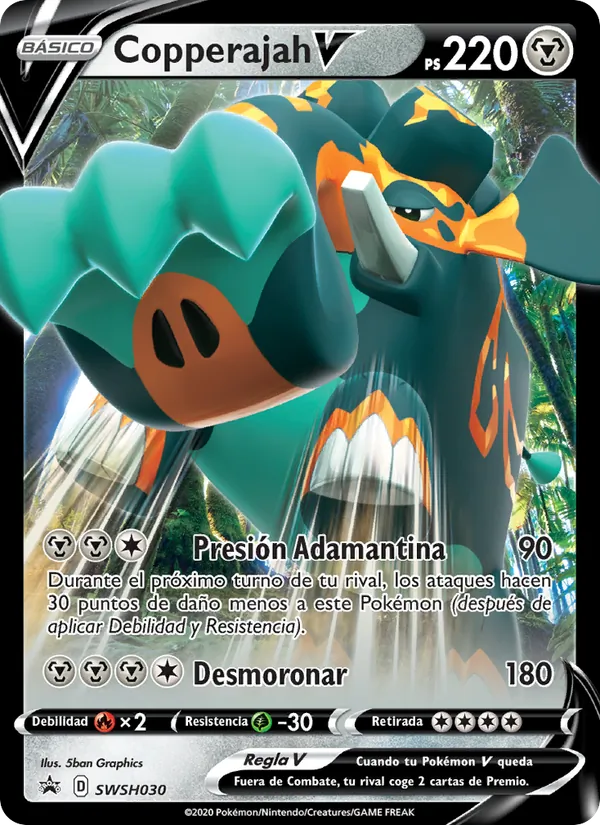 Copperajah V Cartas de promoción ESES SWSH030/307