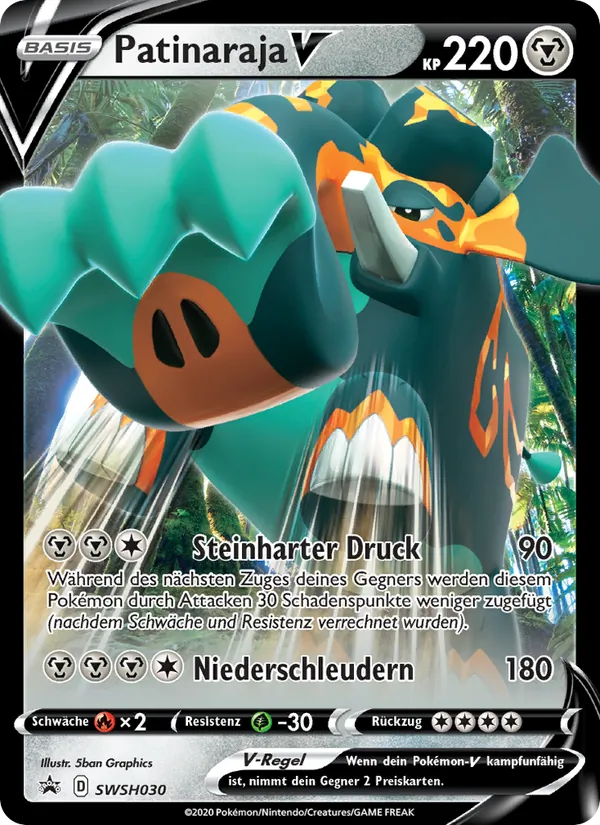 Patinaraja V SCSC Promokarten SWSH030/307