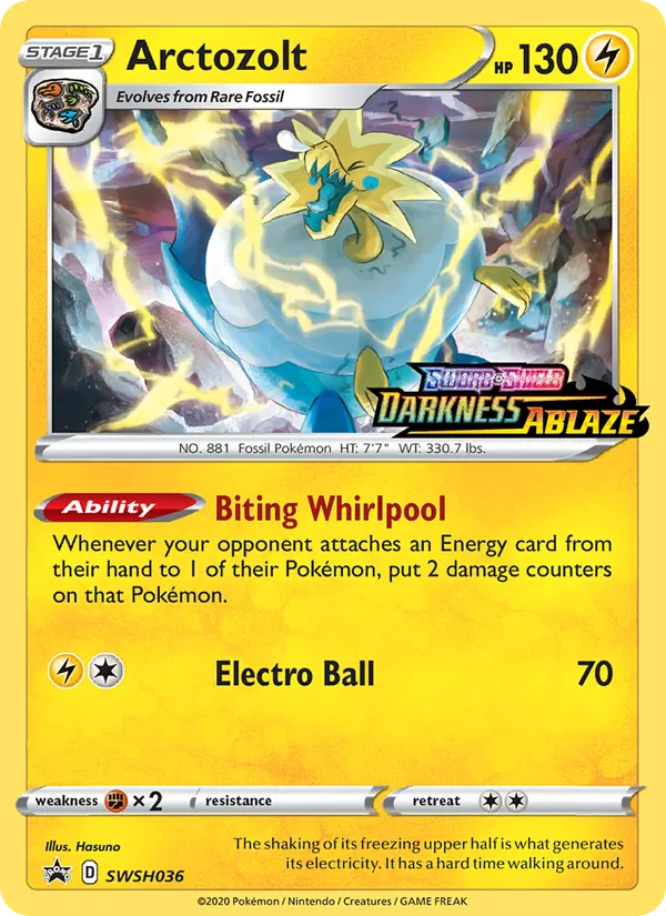 Arctozolt SWSH Black Star Promos SWSH036/307