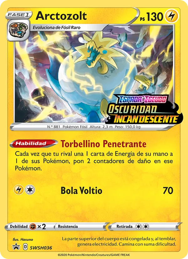 Arctozolt Cartas de promoción ESES SWSH036/307