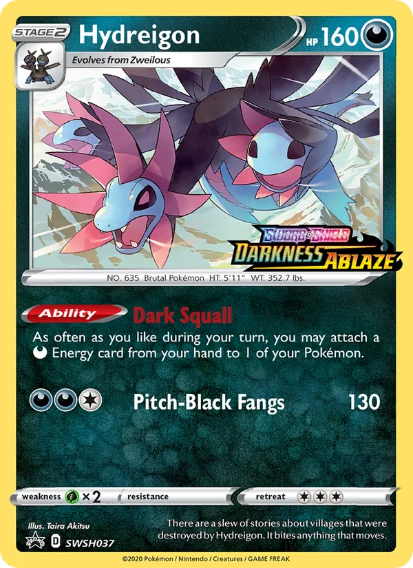 Hydreigon ESES Promos SWSH037/307