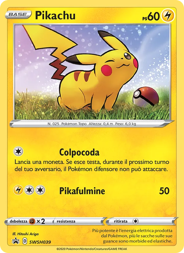 Pikachu SPSC Promo SWSH039/307