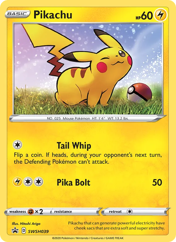 Pikachu ESES Promos SWSH039/307