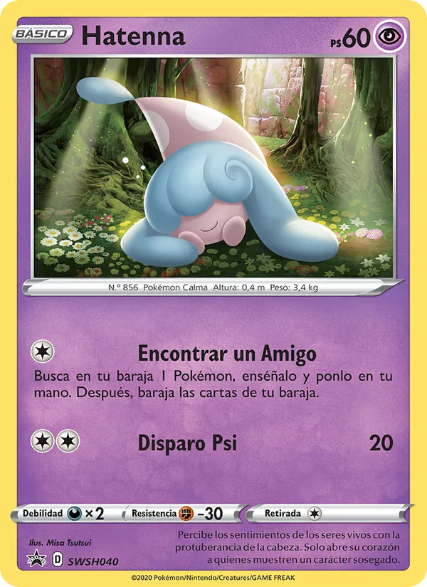 Hatenna Cartas de promoción ESES SWSH040/307