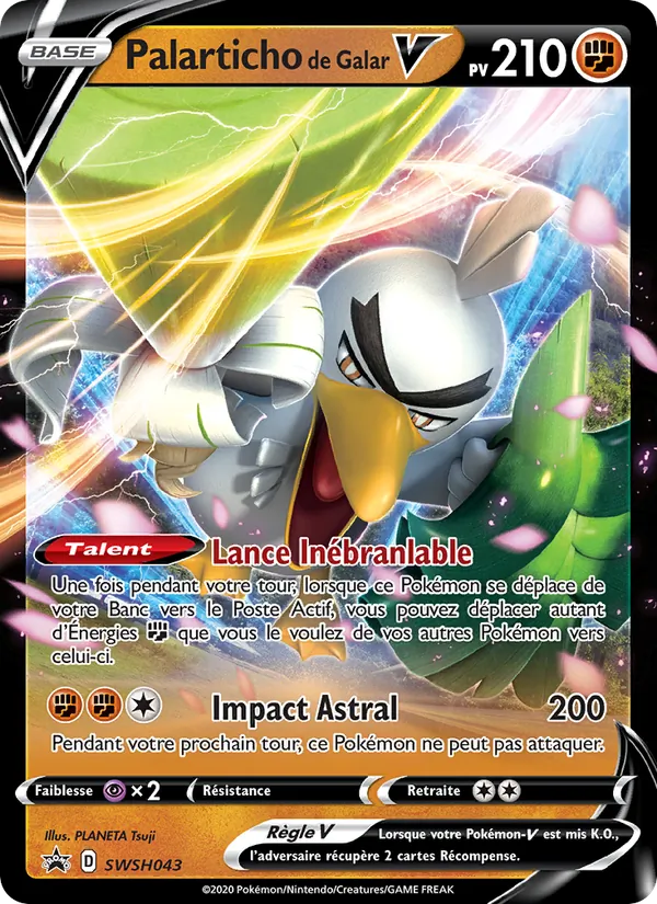 Palarticho de Galar V Promo SWSH SWSH043/307