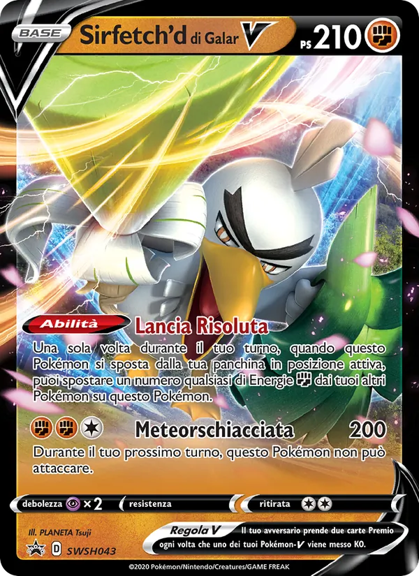 Sirfetch'd di Galar V SPSC Promo SWSH043/307