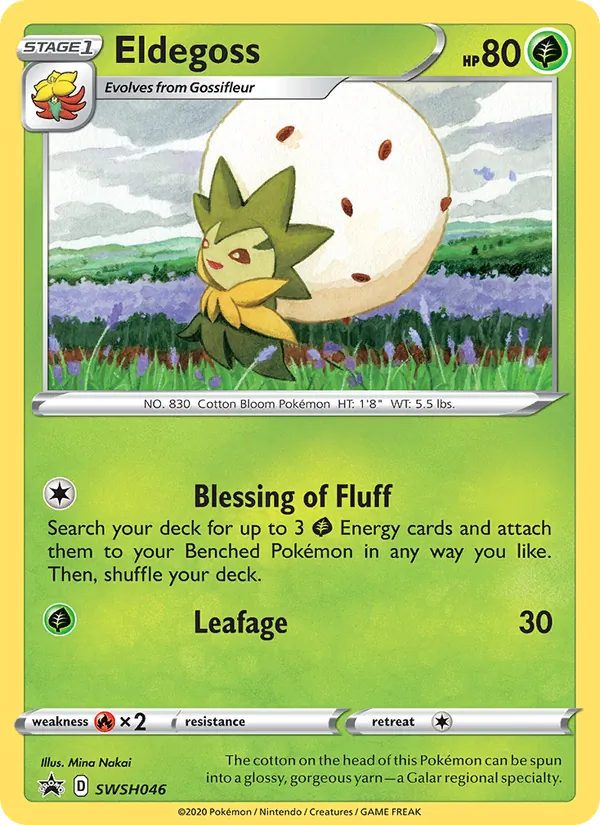 Eldegoss SWSH Black Star Promos SWSH046/307