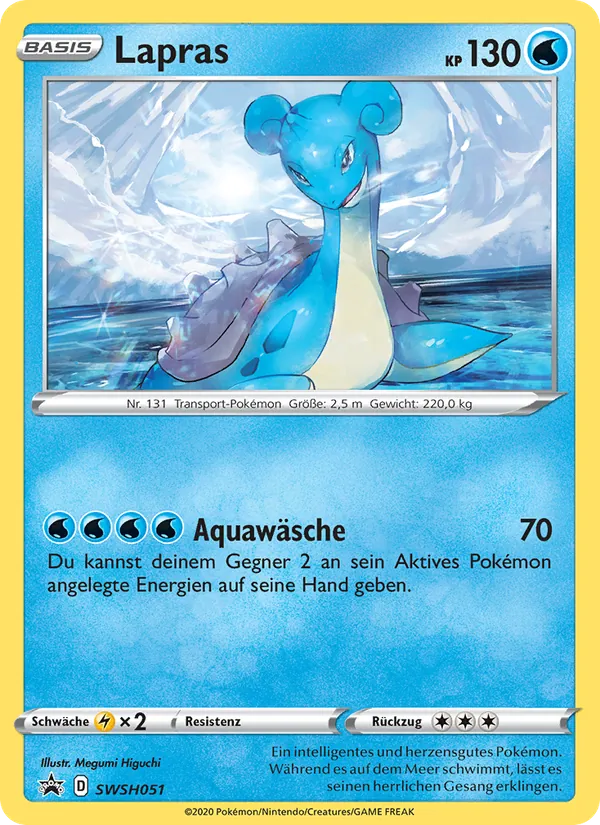 Lapras SCSC Promokarten SWSH051/307