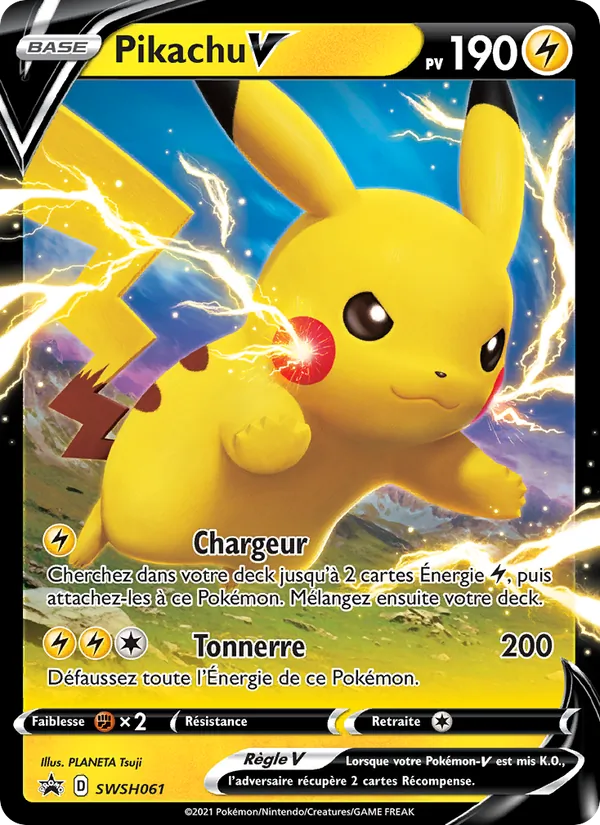 Pikachu V Promo SWSH SWSH061/307