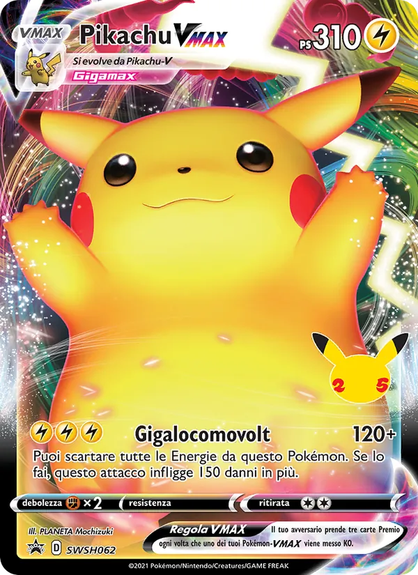 Pikachu VMAX SPSC Promo SWSH062/307