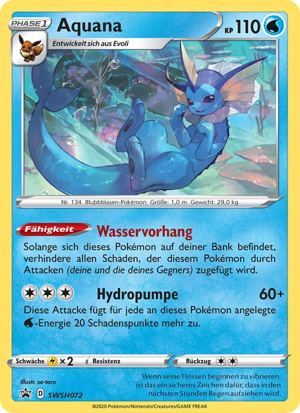 Aquana SCSC Promokarten SWSH072/307