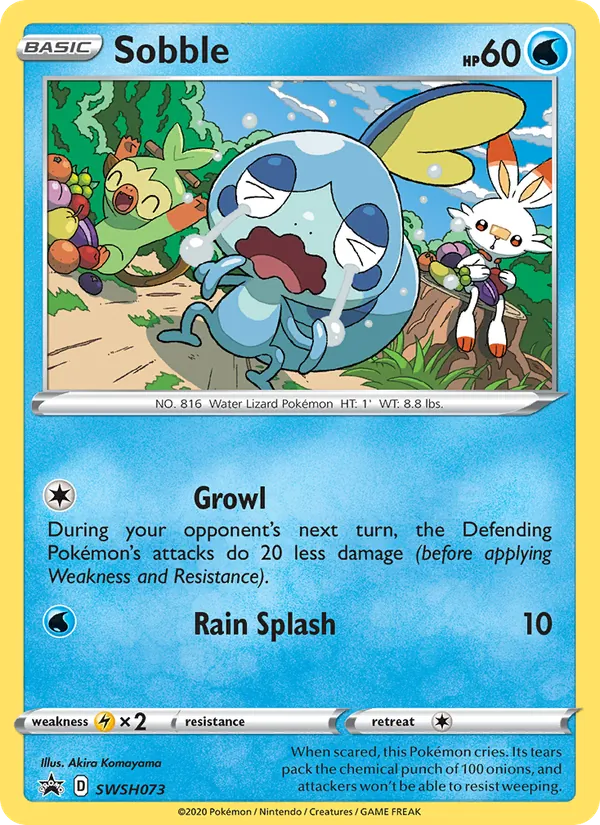 Sobble SWSH Black Star Promos SWSH073/307