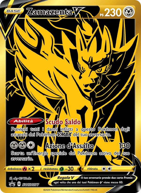 Zamazenta V SPSC Promo SWSH077/307