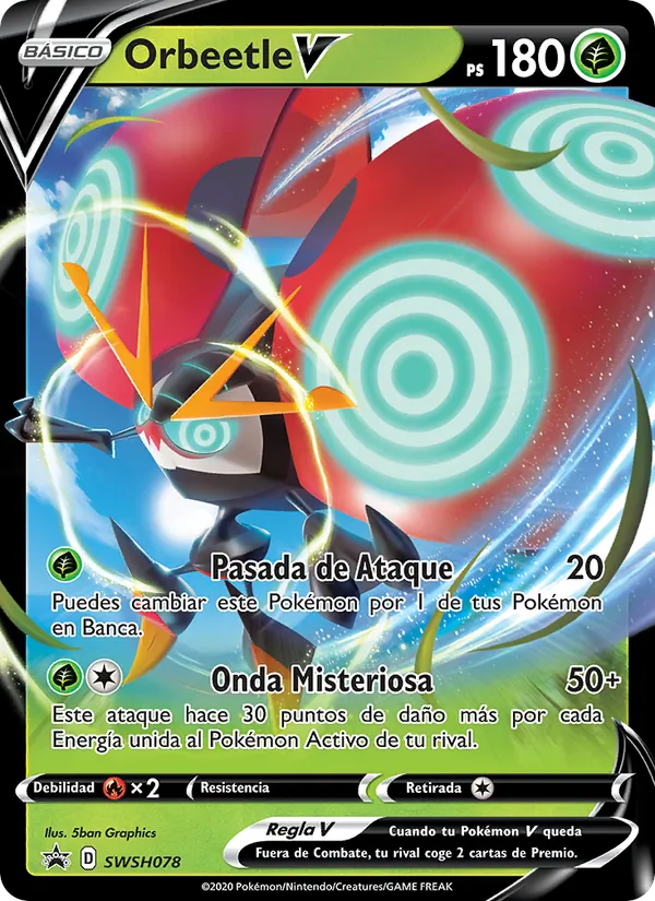 Orbeetle V Cartas de promoción ESES SWSH078/307