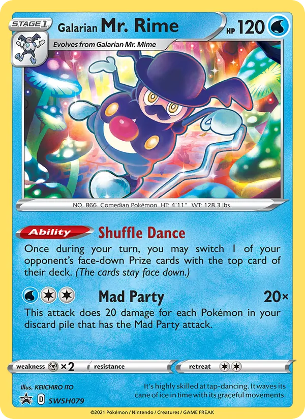 Galarian Mr. Rime SWSH Black Star Promos SWSH079/307