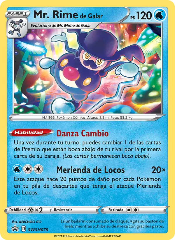 Mr. Rime de Galar Cartas de promoción ESES SWSH079/307