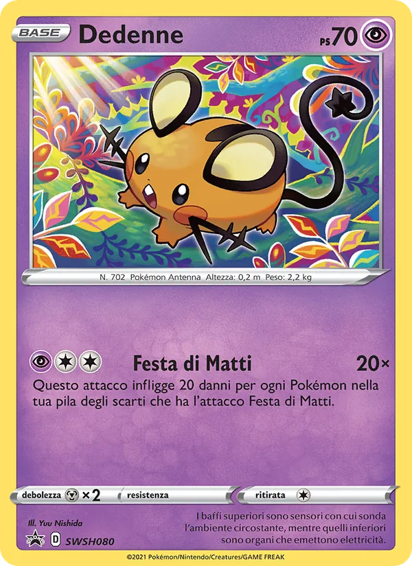 Dedenne SPSC Promo SWSH080/307