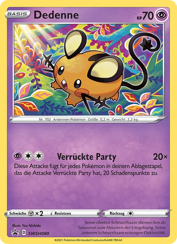 Dedenne SCSC Promokarten SWSH080/307