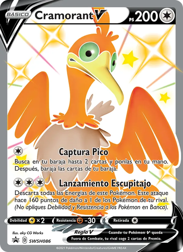 Cramorant V Cartas de promoción ESES SWSH086/307