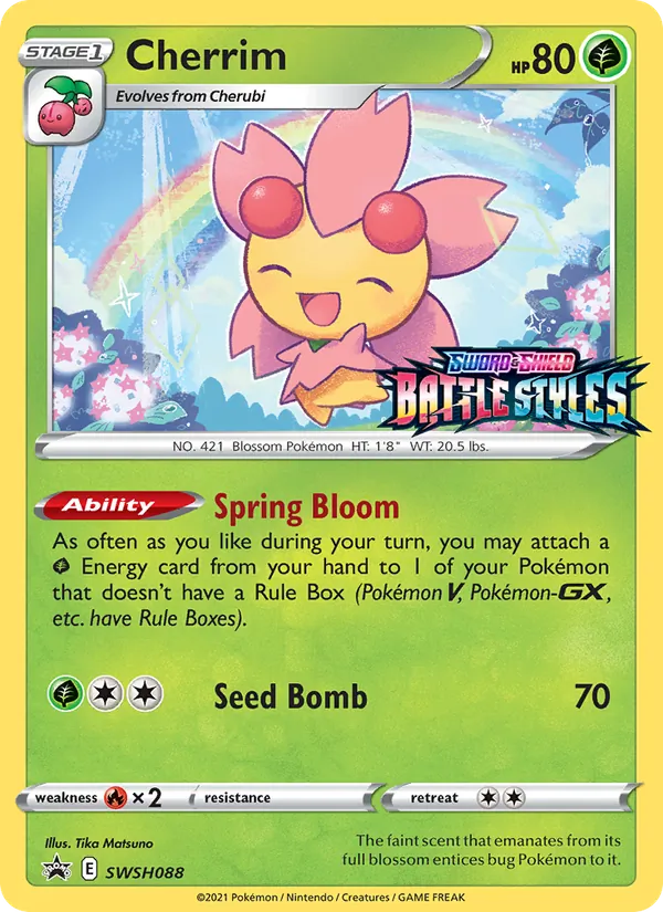 Cherrim SWSH Black Star Promos SWSH088/307