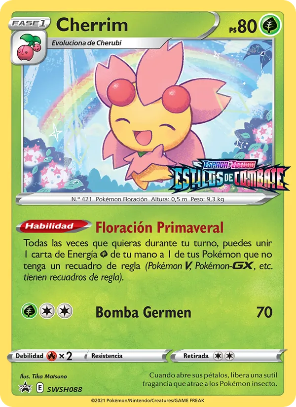 Cherrim Cartas de promoción ESES SWSH088/307