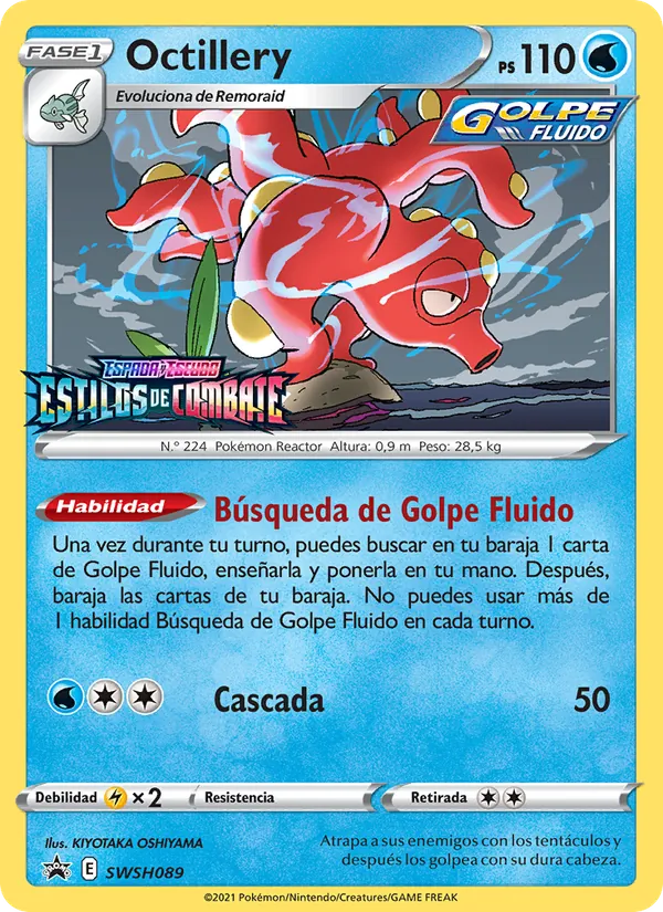 Octillery Cartas de promoción ESES SWSH089/307