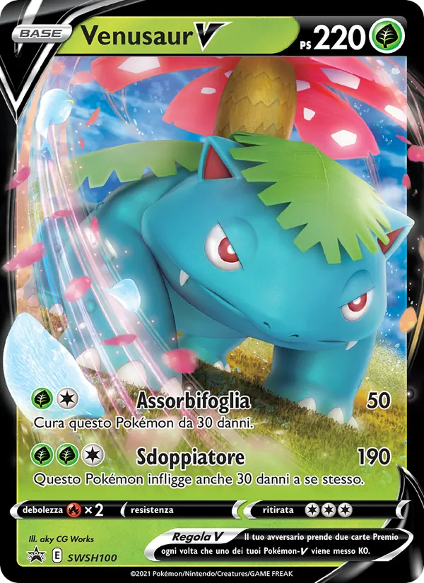 Venusaur V SPSC Promo SWSH100/307