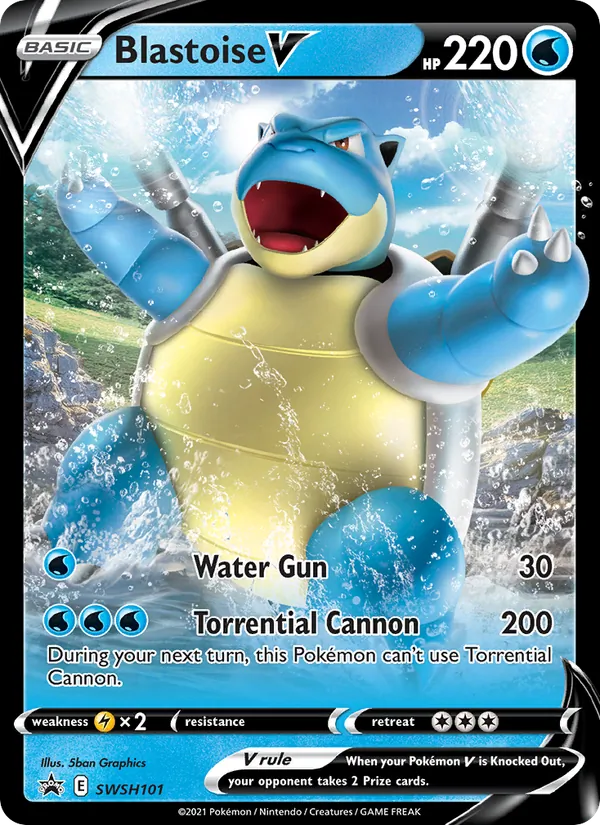 Blastoise V ESES Promos SWSH101/307